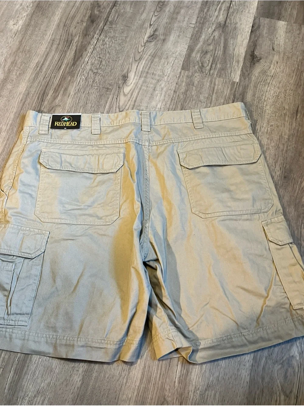 Khaki Cargo Shorts - RedHead 42x10
